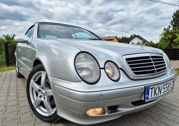 Mercedes-Benz CLK cena 21900 przebieg: 215283, rok produkcji 2002 z Końskie małe 254